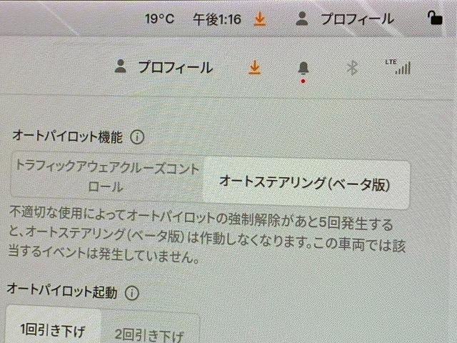 モデル3 ロングレンジ ガラスルーフ オートパイロット 純正ナビ バックカメラ サイドカメラ ブラックレザーシート パワーシート シートヒーター ステアリングヒーター 電動リアゲート クルーズコントロール オートトランク(34枚目)
