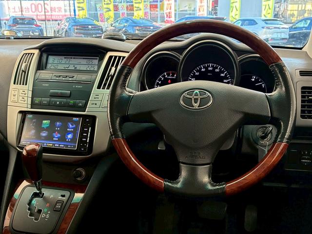 ハリアー 240G Lパッケージ 7インチナビ バックカメラ 電動リアゲート パワーシート ETC オートエアコン オートライト(27枚目)