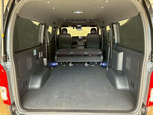 ハイエースバン スーパーＧＬ　ダークプライム２　モデリスタエアロ　純正ナビ　パノラミックビューモニター　両側電動スライドドア　デジタルインナーミラー　衝突軽減ブレーキ　車線逸脱防止　ＡＣ１００Ｖ　助手席エアバック　ＥＴＣ（57枚目）