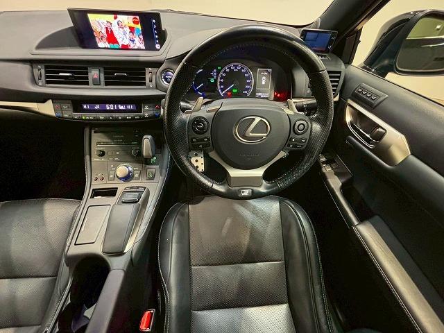 ＣＴ ＣＴ２００ｈ　Ｆ　ＳＰＯＲＴ　純正ナビ　バックカメラ　レーダークルーズコントロール　シートメモリー　パワーシート　シートヒーター　ステアリングヒーター　クリアランスソナー　オートハイビーム　運転席エアバッグ　サイドエアバッグ　ＳＤ（59枚目）