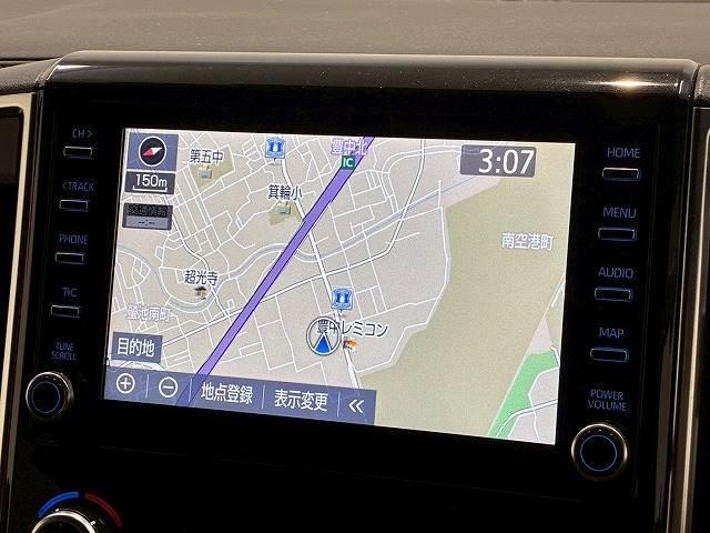 グランエース Ｐｒｅｍｉｕｍ　純正ナビ　パノラミックビューモニター　デジタルインナーミラー　両側電動スライドドア　レーダークルーズコントロール　車線逸脱防止　衝突軽減ブレーキ　シートヒーター　ブラインドスポットモニター（3枚目）