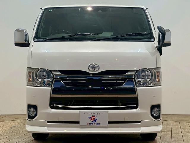 ハイエースバン スーパーGL ダークプライムII 7インチナビ パノラミックビューモニター 両側電動スライドドア デジタルインナーミラー ベッドキット 衝突軽減ブレーキ 車線逸脱防止 ETC フロントエアロ(21枚目)