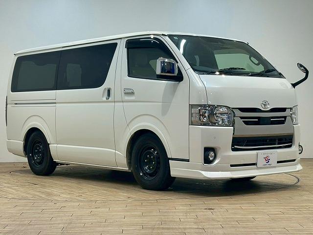 ハイエースバン スーパーGL ダークプライムII 7インチナビ パノラミックビューモニター 両側電動スライドドア デジタルインナーミラー ベッドキット 衝突軽減ブレーキ 車線逸脱防止 ETC フロントエアロ(66枚目)