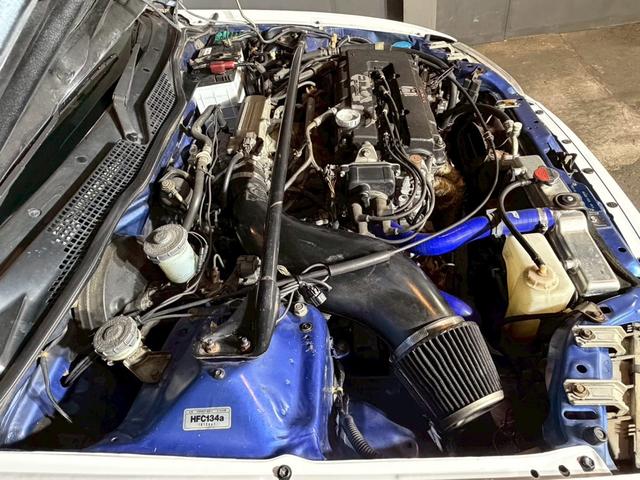 シビック ＳｉＲＩＩ　無限ホイール　ロールゲージ　エキマニ　ＦＲＰボンネット　ＮＲＧ　ＭＯＭＯ　ＴＡＫＡＴＡ　レカロ　クイックシフト　アルミラジエーター　エアコン　パワステ（43枚目）