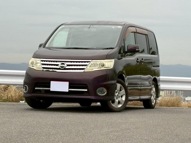 セレナ ハイウェイスター　両側自動ドア／純正ナビ／バックモニター／キセノンライト／フォグランプ／ＥＴＣ／ウィンカーミラー／インテリキー／オートエアコン（3枚目）