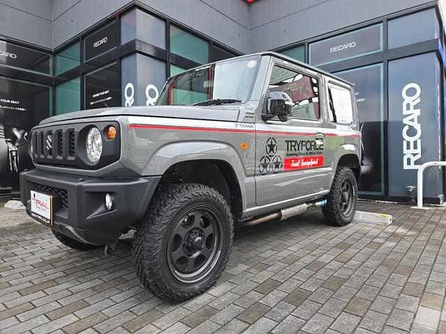 ジムニー XC TRIALデモカー、レカロ限定ぺピタヒーター付、HKSハイパーMAXG+、HKSリーガマックスマフラー、フラッシュエディター、レイズTE37XT16AW、YHジオランダー、ETC、オートライト、フォグ(7枚目)