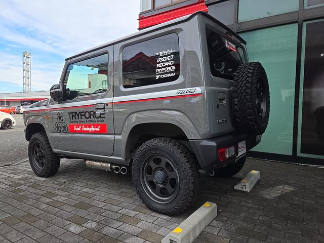 ジムニー XC TRIALデモカー、レカロ限定ぺピタヒーター付、HKSハイパーMAXG+、HKSリーガマックスマフラー、フラッシュエディター、レイズTE37XT16AW、YHジオランダー、ETC、オートライト、フォグ(9枚目)