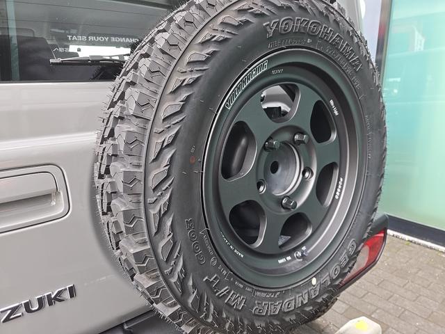 ジムニー XC TRIALデモカー、レカロ限定ぺピタヒーター付、HKSハイパーMAXG+、HKSリーガマックスマフラー、フラッシュエディター、レイズTE37XT16AW、YHジオランダー、ETC、オートライト、フォグ(24枚目)