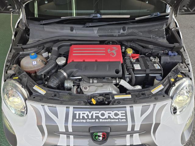 アバルト５９５ コンペティツィオーネ　ＴＲＩＡＬデモカー、レカロＲＳ－Ｇ、ＨＫＳＶｉｉｔｓ左右Ｓ出しマフラー、ＶｉｉｔｓＲ車高調、ＯＳスーパーロックＬＳＤ、ＴＥ３７ＳＡＧＡＳＬ１７ＡＷ＆ＴＯＹＯ　Ｒ８８８、ＥＣＵ書き換え＆パワーエディター（17枚目）