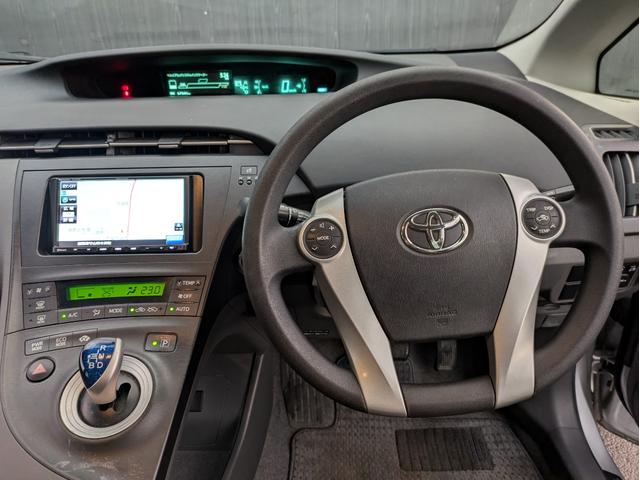 プリウス L Pスタート/ワンオーナー/社外ナビ/Bluetooth/ワンセグTV/ステリモ(13枚目)