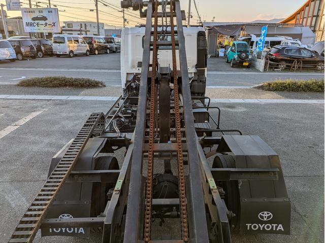 トヨエース ベースグレード 積載車 極東フラトップZERO ラジコン キャリアカー セーフティーローダー 車両運搬車 レーダーサポート 社外ナビ バックカメラ ETC(10枚目)