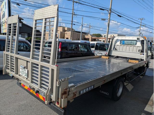 キャンター  積載車 UC-35 NEO5 最大積載量3100kg 長760 幅222 高229 ラジコン ウインチ ETC2.0 バックカメラ 左右開閉あおり キーレス 車線逸脱警報(6枚目)