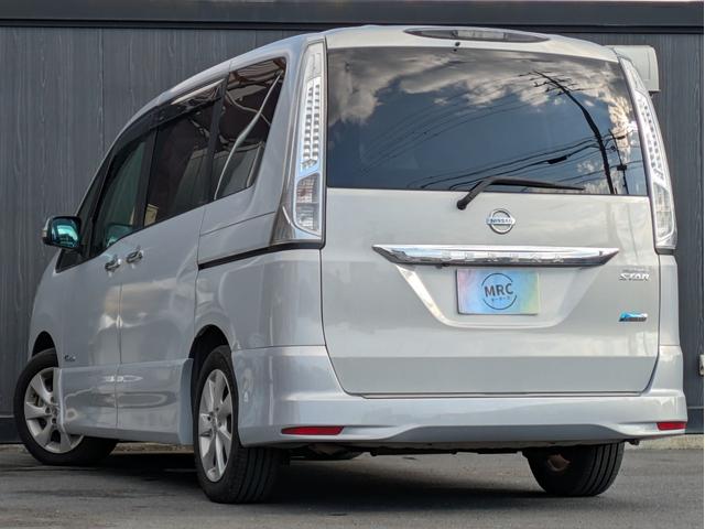 セレナ ハイウェイスターG S-ハイブリッド 両側Pスラ 純正HDD8インチナビ フリップダウン フルセグ クルコン スマートキー プッシュスタート コーナーセンサー Bluetooth接続 ETC バックカメラ HID オートライト 純正AW(5枚目)