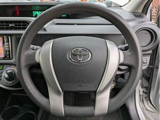 アクア S 修復歴無/記録簿6回分/Bluetooth/社外SDナビ/純正アルミホイール/フルセグTV/キーレス/フォグライト/CD.DVD/アイドリングストップ/ヘッドライトレベライザー(22枚目)