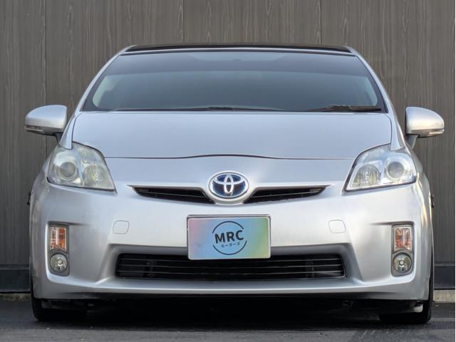 プリウス S サンルーフ/ローダウン/Pスタート/スマートキー/ETC/バックカメラ/純正HDDナビ/Bluetooth/ワンセグ/LEDヘッドライト/社外アルミ(8枚目)