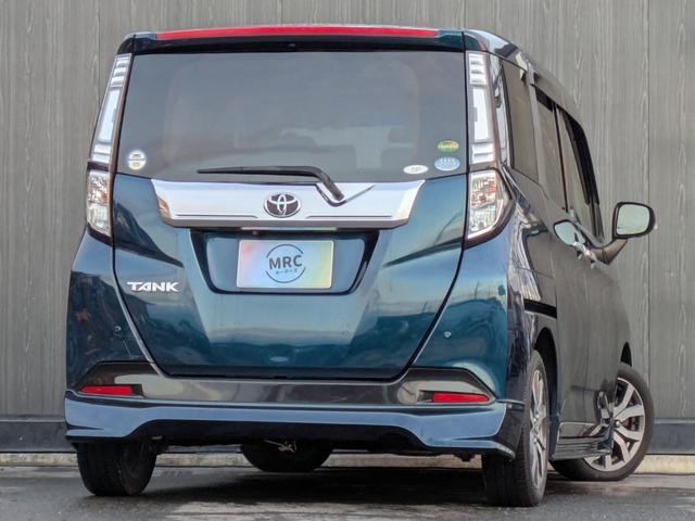 タンク カスタムＧ－Ｔ　禁煙車／両側Ｐスライド／ＴＲＤエアロ／クルコン／ＥＴＣ２．０／ステリモ／パノラミックビューモニター／９インチ純正ナビ／フルセグＴＶ／Ｂｌｕｅｔｏｏｔｈ接続／純正アルミ／ＬＥＤライト／オートライト（2枚目）