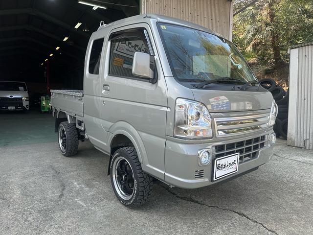 スーパーキャリイ Ｘ　４ＷＤ　４インチアップ　ＴＥ３７ＫＣＲ　オープンカントリー　キーレス　ＬＥＤヘッドライト　ＬＥＤフォグ　フローティングナビ　ＥＴＣ　バックカメラ　ドラレコ　社外スピーカー　バッフル（2枚目）