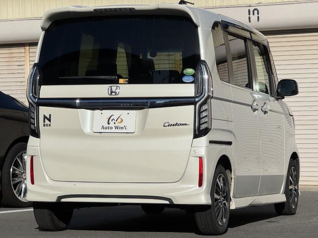 Ｎ－ＢＯＸカスタム Ｇ・Ｌホンダセンシング　１オーナー　衝突軽減ブレーキ　パワースライド　純正ナビ　バックカメラ　フルセグ　ＢＬＵＥＴＯＯＴＨ　スマートキー　プッシュスタート　オートライト　ＬＥＤヘッドライト＆フォグ　リアシェード　ＩＳＯＦＩＸ（5枚目）