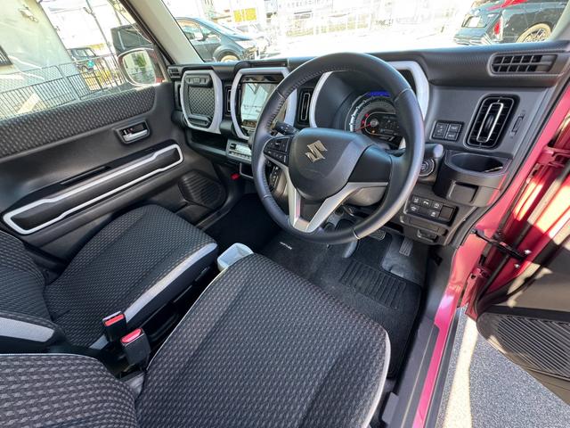 ハスラー ハイブリッドＸ　デュアルカメラブレーキサポート　シートヒーター　オプション９インチナビ　全方位カメラ　ＢＬＵＥＴＯＯＴＨ　フルセグＴＶ　ＬＥＤヘッドライト＆フォグ　オートライト　スマートキー　純正１５インチホイール（14枚目）