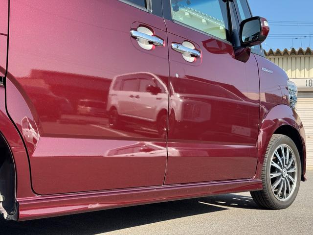 N-BOXカスタム G ターボSSパッケージ 無限マフラー 無限グリル 零1000チャンバー 両側電動スライド ナビ バックカメラ Bluetooth DTV スマートキー オートライト ディスチャージ パドルシフト 革巻ステアリング 特別仕様車(55枚目)