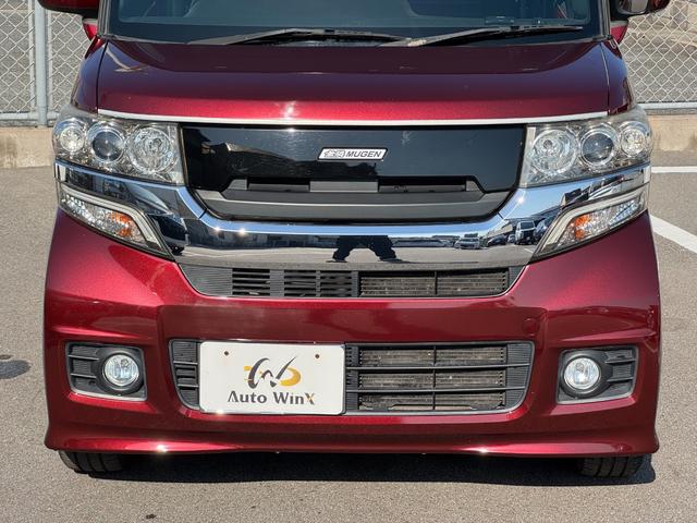 N-BOXカスタム G ターボSSパッケージ 無限マフラー 無限グリル 零1000チャンバー 両側電動スライド ナビ バックカメラ Bluetooth DTV スマートキー オートライト ディスチャージ パドルシフト 革巻ステアリング 特別仕様車(71枚目)