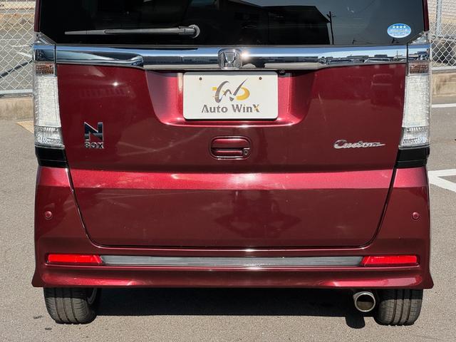 N-BOXカスタム G ターボSSパッケージ 無限マフラー 無限グリル 零1000チャンバー 両側電動スライド ナビ バックカメラ Bluetooth DTV スマートキー オートライト ディスチャージ パドルシフト 革巻ステアリング 特別仕様車(72枚目)