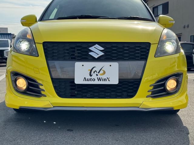 スイフトスポーツ ベースグレード 6速MT 純正フルエアロ 社外16インチホイール ディスプレイオーディオ BLUETOOTH スマートキー プッシュスタート オートライト ディスチャージ 革巻きステアリング デジタルミラー型ドラレコ(66枚目)