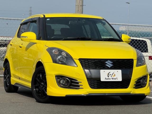 スイフトスポーツ ベースグレード 6速MT 純正フルエアロ 社外16インチホイール ディスプレイオーディオ BLUETOOTH スマートキー プッシュスタート オートライト ディスチャージ 革巻きステアリング デジタルミラー型ドラレコ(76枚目)