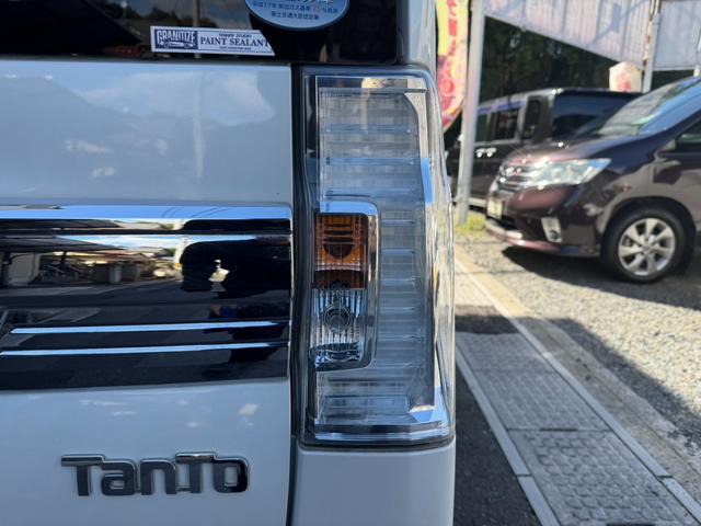 タント カスタムRS トップエディションSA SDナビゲーション フルセグテレビ バックカメラ DVD視聴可能 スマートキー プッシュスタート ETC 両側パワースライドドア ハーフレザーシート レーダーブレーキサポート 純正15インチアルミ(24枚目)