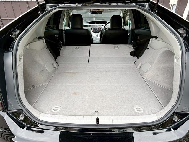 プリウス Gツーリングセレクション ユーザー買取・アルパイン9型SDナビ・フルセグTV・バックモニター・ETC・アルパインリアモニター・前後ドライブレコーダー・ハーフレザーシート・パワーシート・LEDヘッドライト・フォグライト(28枚目)