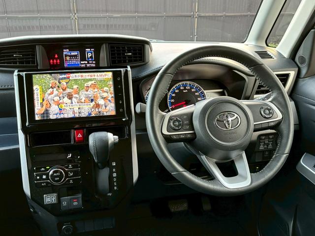 ルーミー カスタムG ワンオーナー・純正9型ディスプレイオーディオ・フルセグTV・パノラミックビューモニター・ビルトインETC・スマートアシスト・ウェルカム両側パワースライドドア・LEDヘッドライト・LEDフォグライト(18枚目)