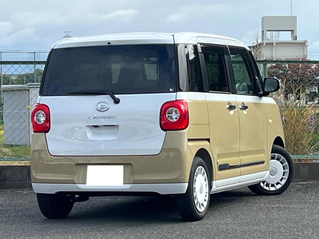 ムーヴキャンバス ストライプスGターボ ユーザー買取・純正10型SDナビ・フルセグTV・バックモニター・ETC・スマートアシスト・コーナリングトレースアシスト・ウェルカムオープン機能付両側パワースライド・フルLEDヘッド・LEDフォグライト(2枚目)