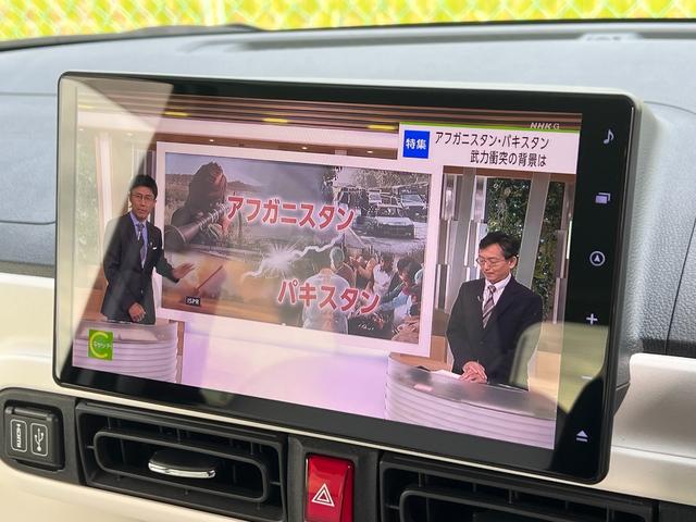 ムーヴキャンバス ストライプスGターボ ユーザー買取・純正10型SDナビ・フルセグTV・バックモニター・ETC・スマートアシスト・コーナリングトレースアシスト・ウェルカムオープン機能付両側パワースライド・フルLEDヘッド・LEDフォグライト(4枚目)