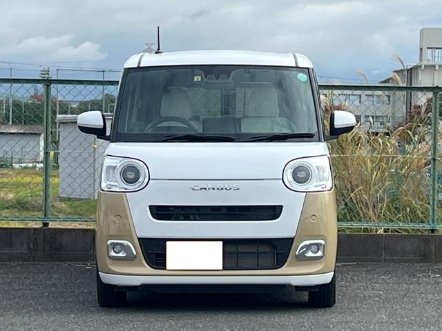 ムーヴキャンバス ストライプスGターボ ユーザー買取・純正10型SDナビ・フルセグTV・バックモニター・ETC・スマートアシスト・コーナリングトレースアシスト・ウェルカムオープン機能付両側パワースライド・フルLEDヘッド・LEDフォグライト(34枚目)