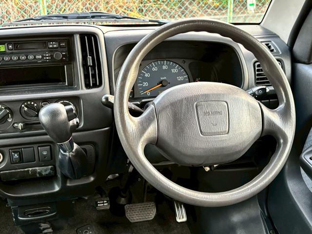 エブリイ ジョインターボＤＸ－ＩＩ　ターボ車・ハイルーフ・インパネ４ＡＴ・ＳＲＳエアバック・ＡＢＳ・エンジン型式Ｋ６Ａ・タイミングチェーンエンジン・グレーファブリックシート・セミバケットシート・リアヘッドレスト付分割可倒式シート（14枚目）