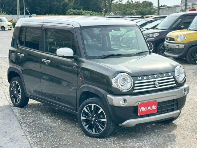 ハスラー ＪスタイルＩＩ　ＨＤＤナビ　ワンセグＴＶ　ＨＩＤヘッドライト　衝突軽減ブレーキ　シートヒーター　社外１５インチアルミ（5枚目）