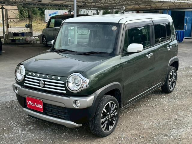 ハスラー ＪスタイルＩＩ　ＨＤＤナビ　ワンセグＴＶ　ＨＩＤヘッドライト　衝突軽減ブレーキ　シートヒーター　社外１５インチアルミ（9枚目）