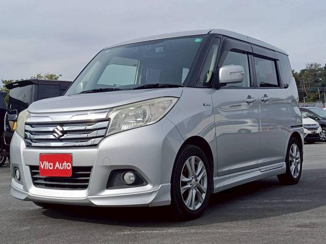 ソリオ ハイブリッドＭＺ　ＳＤナビ　フルセグＴＶ　リアカメラ　スマートキー　ＨＩＤヘッドライト　衝突軽減ブレーキ　両側パワスラ　前後ドラレコ　シートヒーター　Ｂｌｕｅｔｏｏｔｈ　ＡＣＣ　純正１５インチアルミ　ＥＴＣ（6枚目）