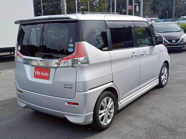 ソリオ ハイブリッドＭＺ　ＳＤナビ　フルセグＴＶ　リアカメラ　スマートキー　ＨＩＤヘッドライト　衝突軽減ブレーキ　両側パワスラ　前後ドラレコ　シートヒーター　Ｂｌｕｅｔｏｏｔｈ　ＡＣＣ　純正１５インチアルミ　ＥＴＣ（9枚目）