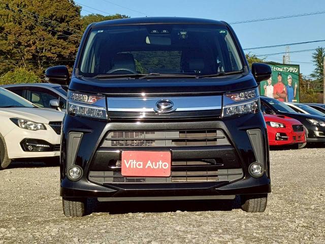 ムーヴ カスタム　Ｘリミテッド　ＳＡＩＩＩ　ＳＤナビ　フルセグＴＶ　リアカメラ　スマートキー　ＬＥＤヘッドライト　衝突軽減ブレーキ　前ドラレコ　シートヒーター　Ｂｌｕｅｔｏｏｔｈ　純正１４インチアルミ　ＥＴＣ（4枚目）