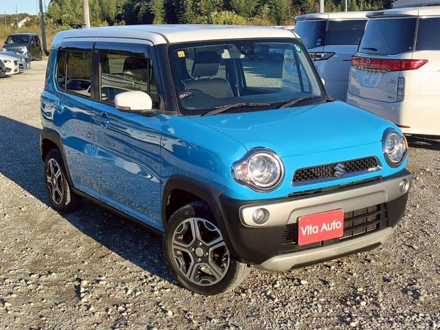 ハスラー Ｘ　メモリーナビ　リアカメラ　スマートキー　ＨＩＤヘッドライト　衝突軽減ブレーキ　Ｂｌｕｅｔｏｏｔｈ　純正１５インチアルミ　社外アルミ（冬タイヤ）積込（2枚目）