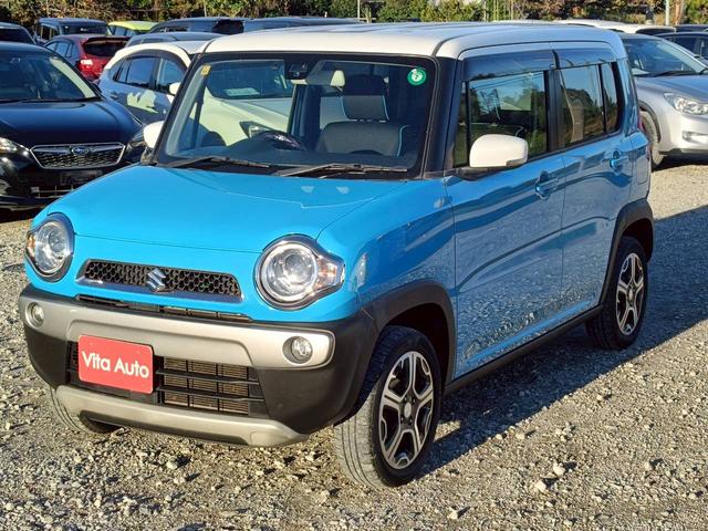 ハスラー Ｘ　メモリーナビ　リアカメラ　スマートキー　ＨＩＤヘッドライト　衝突軽減ブレーキ　Ｂｌｕｅｔｏｏｔｈ　純正１５インチアルミ　社外アルミ（冬タイヤ）積込（5枚目）