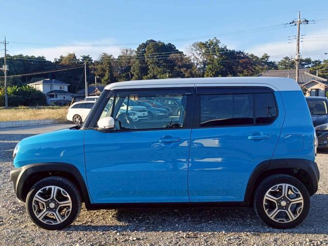 ハスラー Ｘ　メモリーナビ　リアカメラ　スマートキー　ＨＩＤヘッドライト　衝突軽減ブレーキ　Ｂｌｕｅｔｏｏｔｈ　純正１５インチアルミ　社外アルミ（冬タイヤ）積込（8枚目）