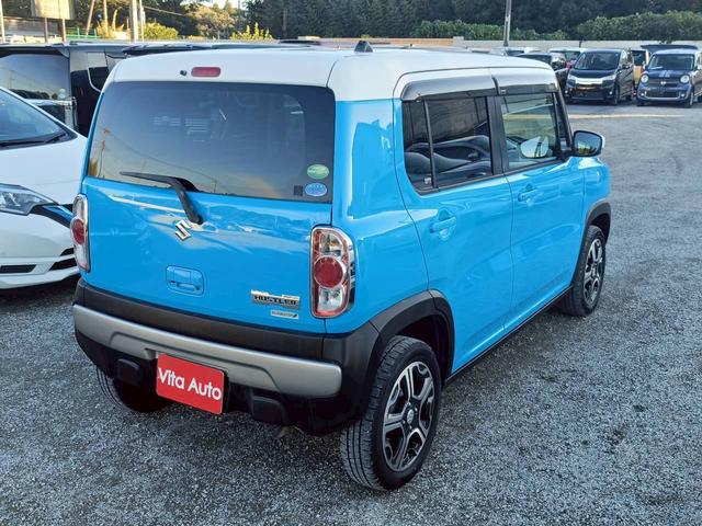 ハスラー Ｘ　メモリーナビ　リアカメラ　スマートキー　ＨＩＤヘッドライト　衝突軽減ブレーキ　Ｂｌｕｅｔｏｏｔｈ　純正１５インチアルミ　社外アルミ（冬タイヤ）積込（9枚目）