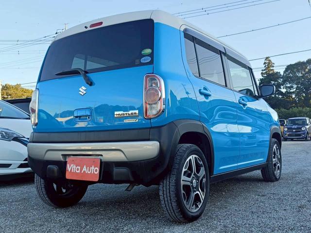 ハスラー Ｘ　メモリーナビ　リアカメラ　スマートキー　ＨＩＤヘッドライト　衝突軽減ブレーキ　Ｂｌｕｅｔｏｏｔｈ　純正１５インチアルミ　社外アルミ（冬タイヤ）積込（10枚目）