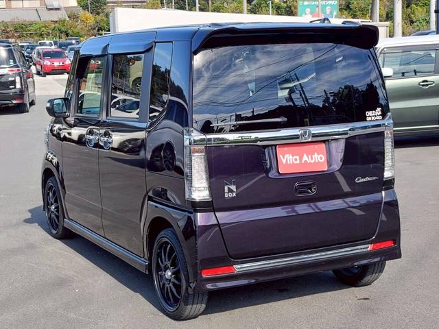 Ｎ－ＢＯＸカスタム Ｇ・ターボＬパッケージ　ＳＤナビ　フルセグＴＶ　リアカメラ　スマートキー　ＨＩＤヘッドライト　衝突軽減ブレーキ　両側パワスラ　前ドラレコ　Ｂｌｕｅｔｏｏｔｈ　クルコン　社外１６インチアルミ　ＥＴＣ（13枚目）