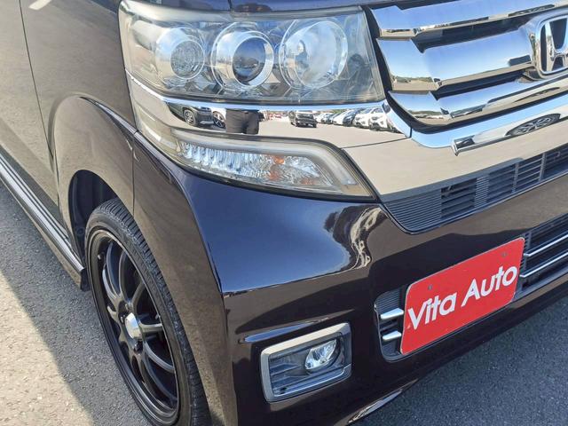 Ｎ－ＢＯＸカスタム Ｇ・ターボＬパッケージ　ＳＤナビ　フルセグＴＶ　リアカメラ　スマートキー　ＨＩＤヘッドライト　衝突軽減ブレーキ　両側パワスラ　前ドラレコ　Ｂｌｕｅｔｏｏｔｈ　クルコン　社外１６インチアルミ　ＥＴＣ（17枚目）