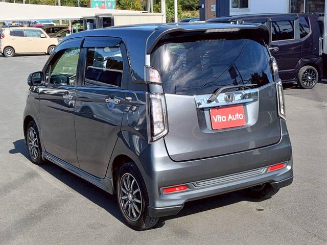 Ｎ－ＷＧＮカスタム Ｇ・ターボパッケージ　メモリーナビ　ワンセグＴＶ　リアカメラ　スマートキー　ＨＩＤヘッドライト　衝突軽減ブレーキ　Ｂｌｕｅｔｏｏｔｈ　クルコン　純正１４インチアルミ　ＥＴＣ（14枚目）