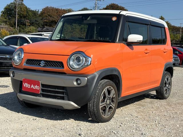 ハスラー Ｘターボ　メモリーナビ　ワンセグＴＶ　リアカメラ　スマートキー　ＨＩＤヘッドライト　衝突軽減ブレーキ　シートヒーター　Ｂｌｕｅｔｏｏｔｈ　純正１５インチアルミ　ＥＴＣ（5枚目）