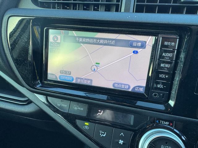 アクア Sスタイルブラック SDナビ ワンセグTV リアカメラ スマートキー 衝突軽減ブレーキ 前ドラレコ Bluetooth 純正15インチ鉄 ETC(20枚目)